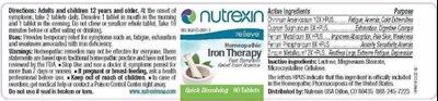 Iron Therapy (Hrbr0001 Iron Therapy Lbl)